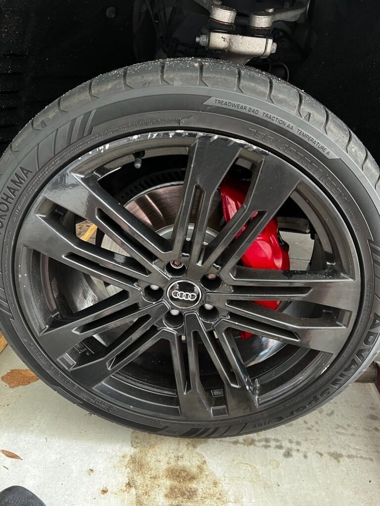 Before Restore - Audi Rim