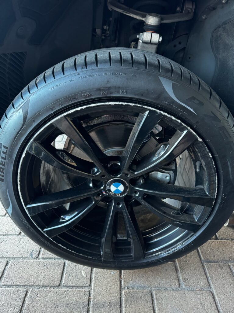 Before Restore - BMW Rim